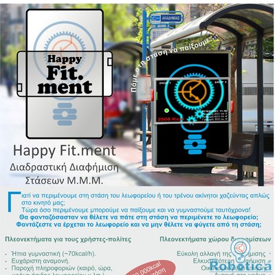 Happy Fit.Ment - Διαδραστική διαφήμιση στάσεων, happy_fitment_1
